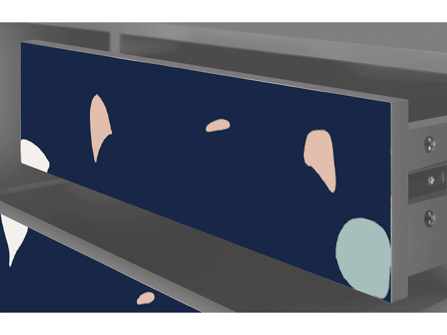 Mobile TV - 170х59х48 cm - T4 - Space Satellites, Grigio