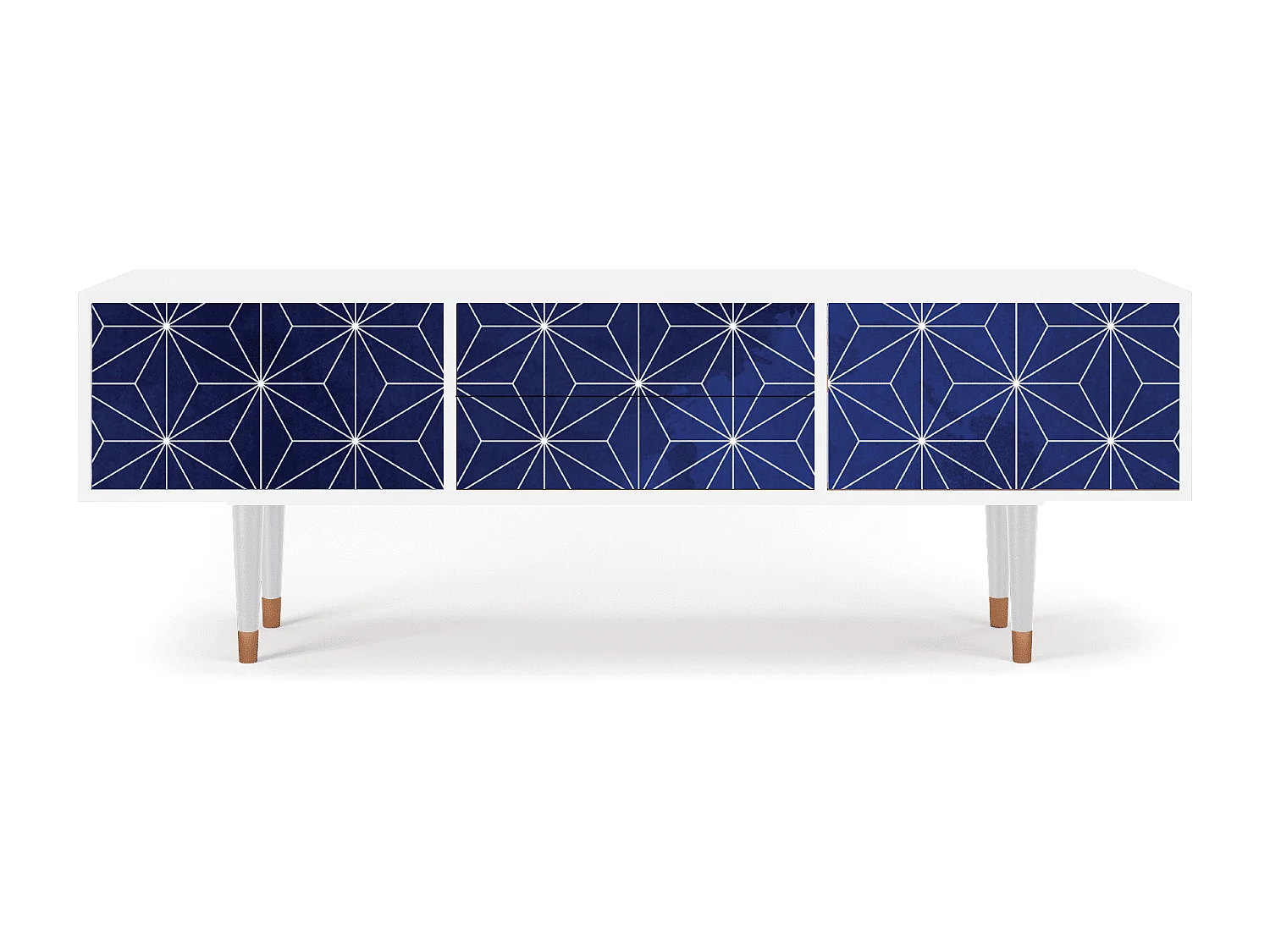 TV-meubel - 170х59х48 cm - T4 - Milky Way, Wit