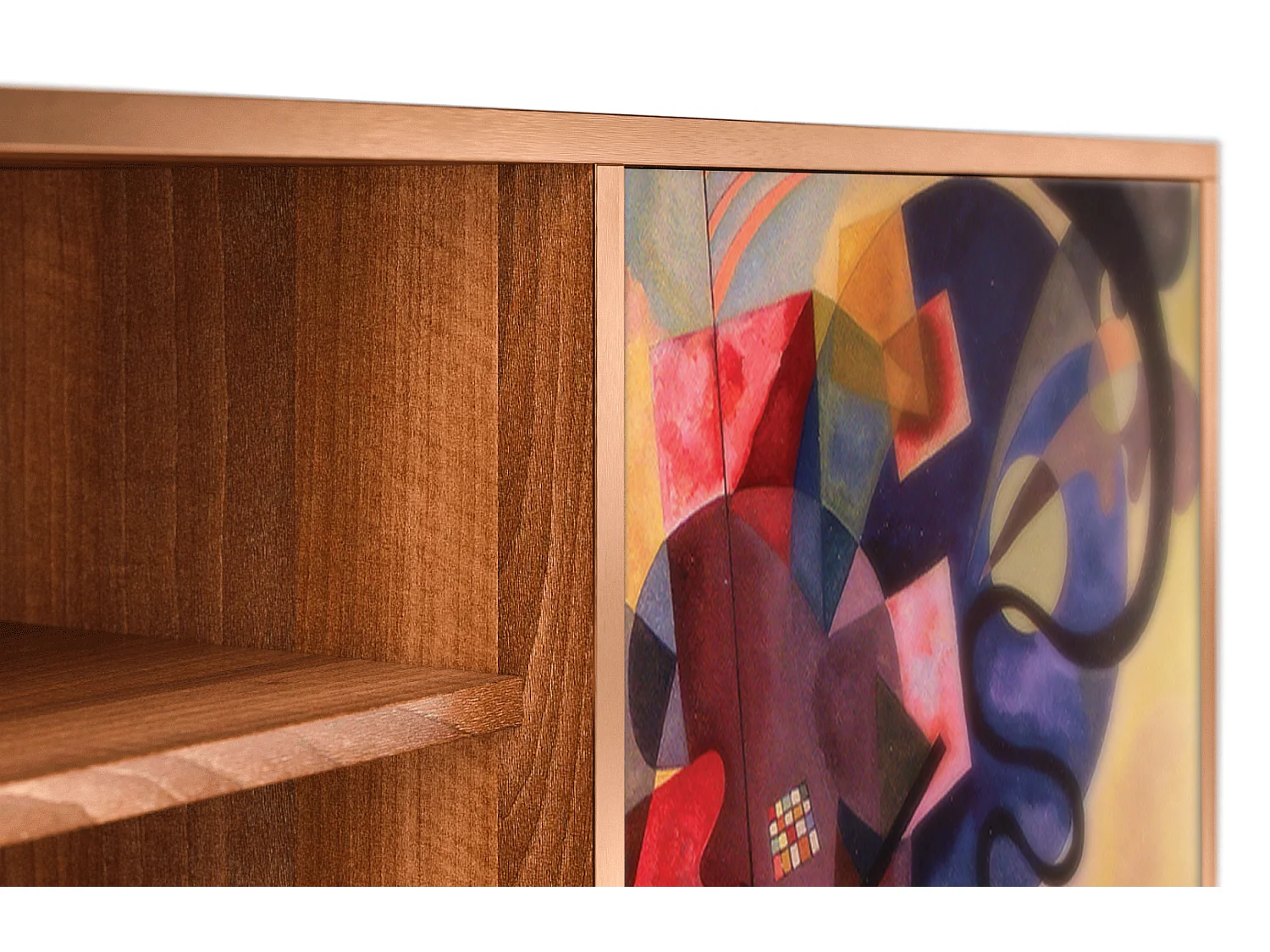 Mueble de TV - 170х69х48 cm - T2 - Modern Art, Nogueira