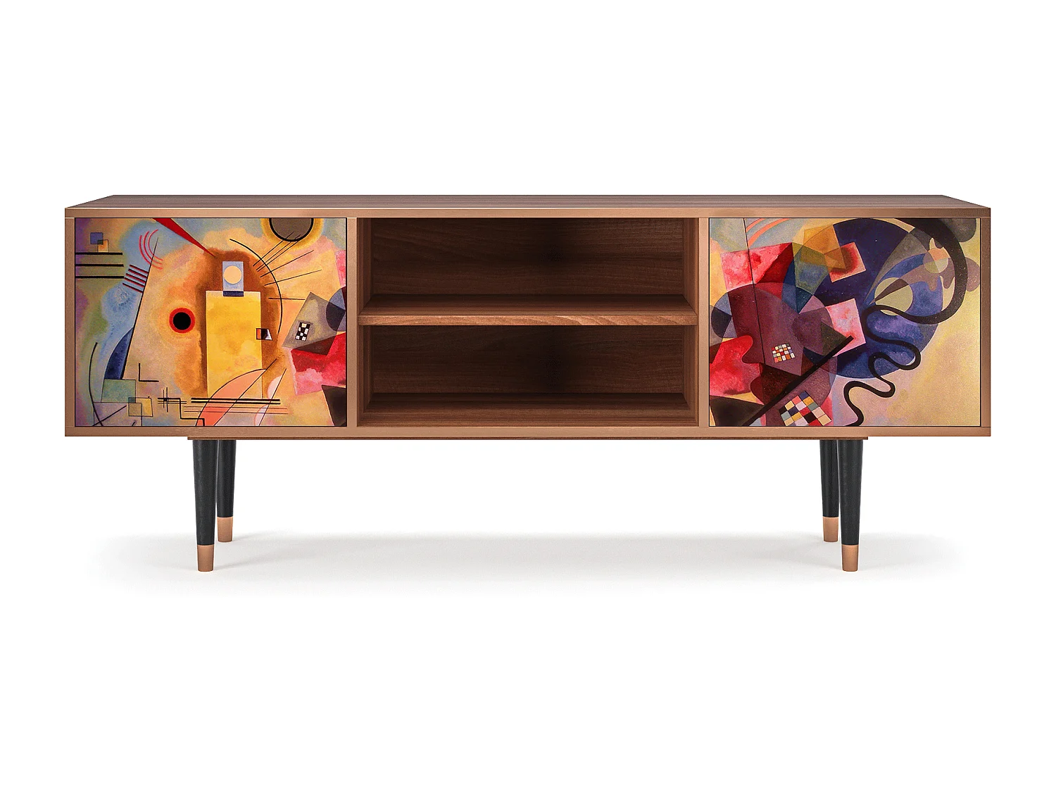Meuble TV - 170х69х48 cm - T2 - Modern Art, Noyer
