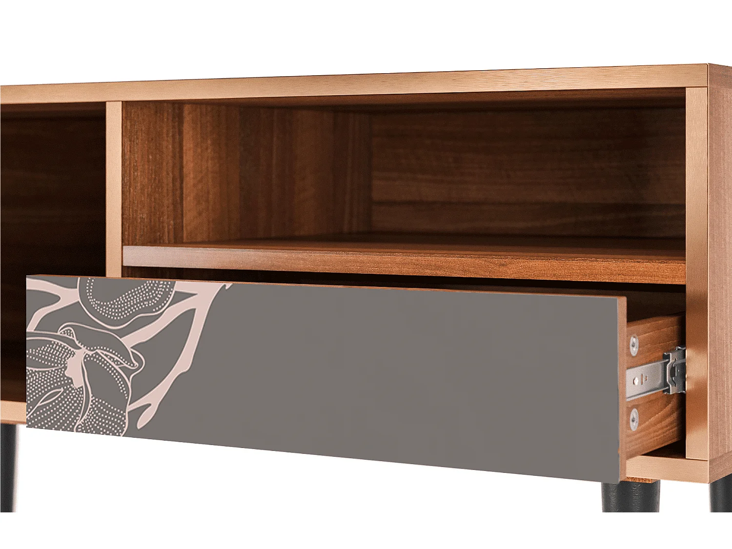 Mobile TV - 115х59х48 cm - T3 - Cherry Blossom, Noce