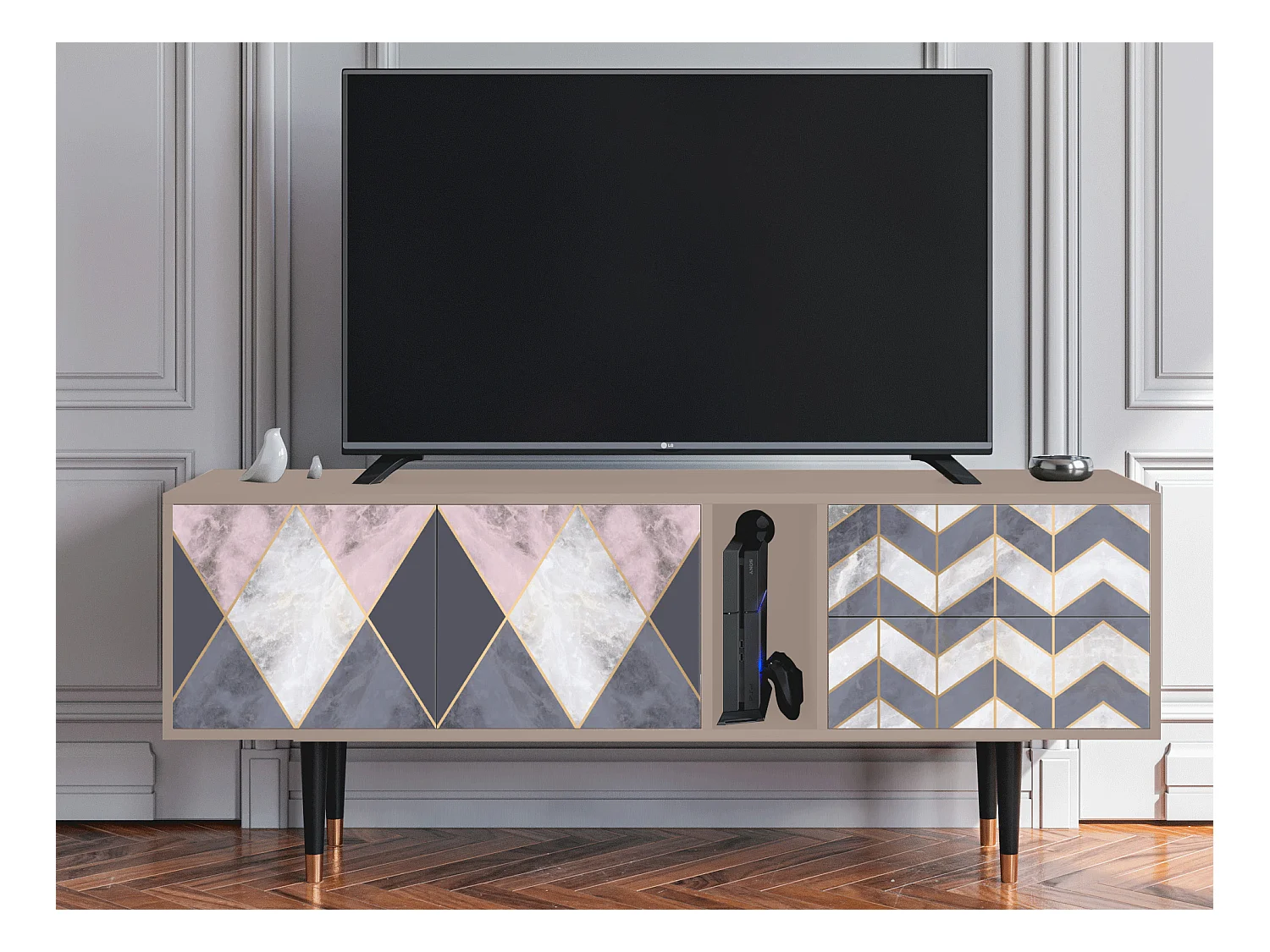 Meuble TV - 170х69х48 cm - T1 - Ideal Harmony, Latte