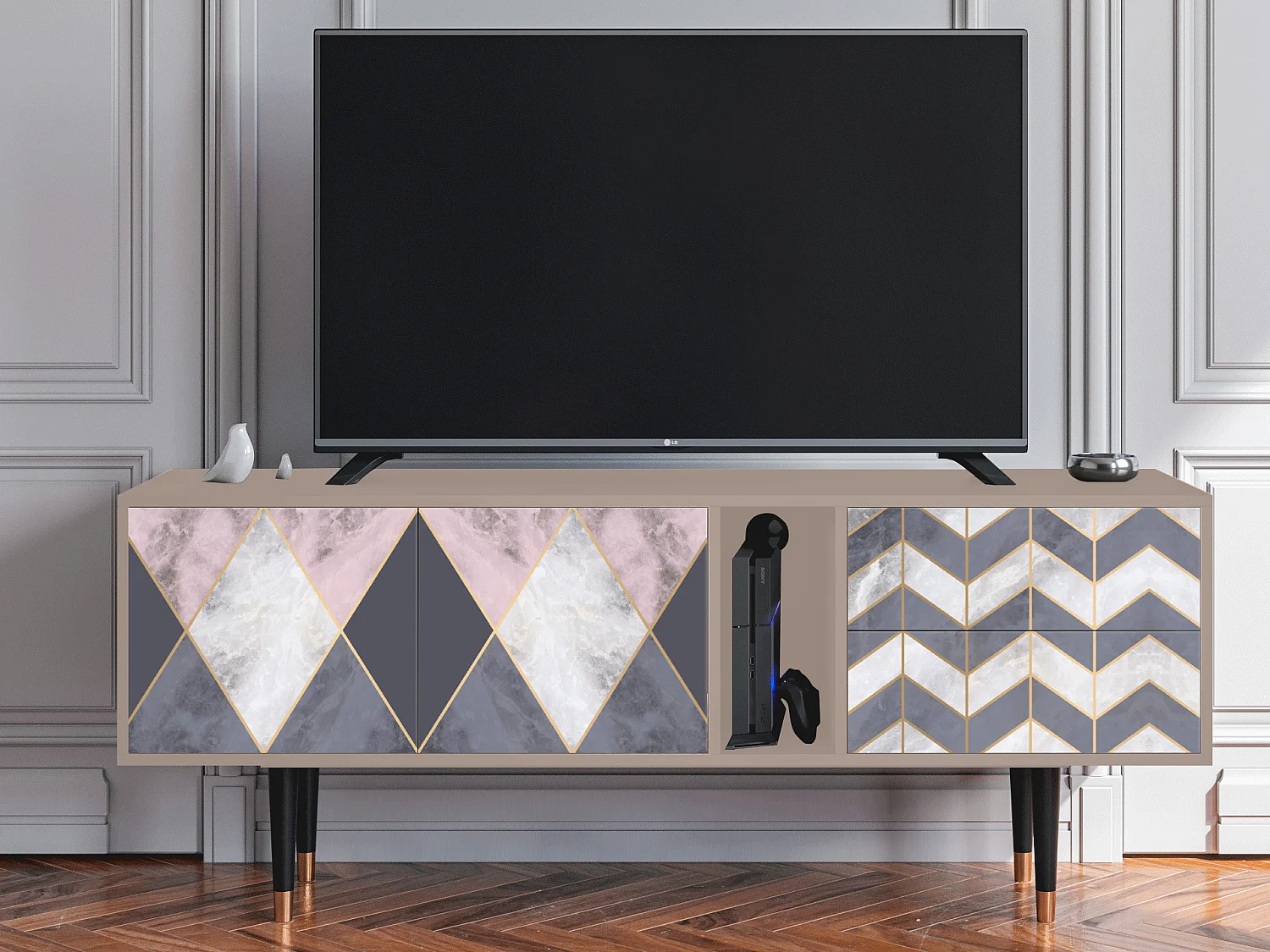 Meuble TV - 170х69х48 cm - T1 - Ideal Harmony, Latte