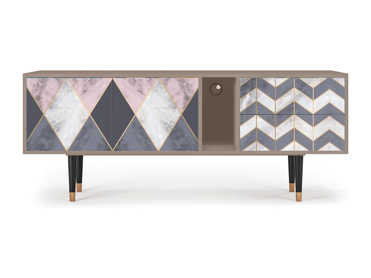 Meuble TV - 170х69х48 cm - T1 - Ideal Harmony, Latte