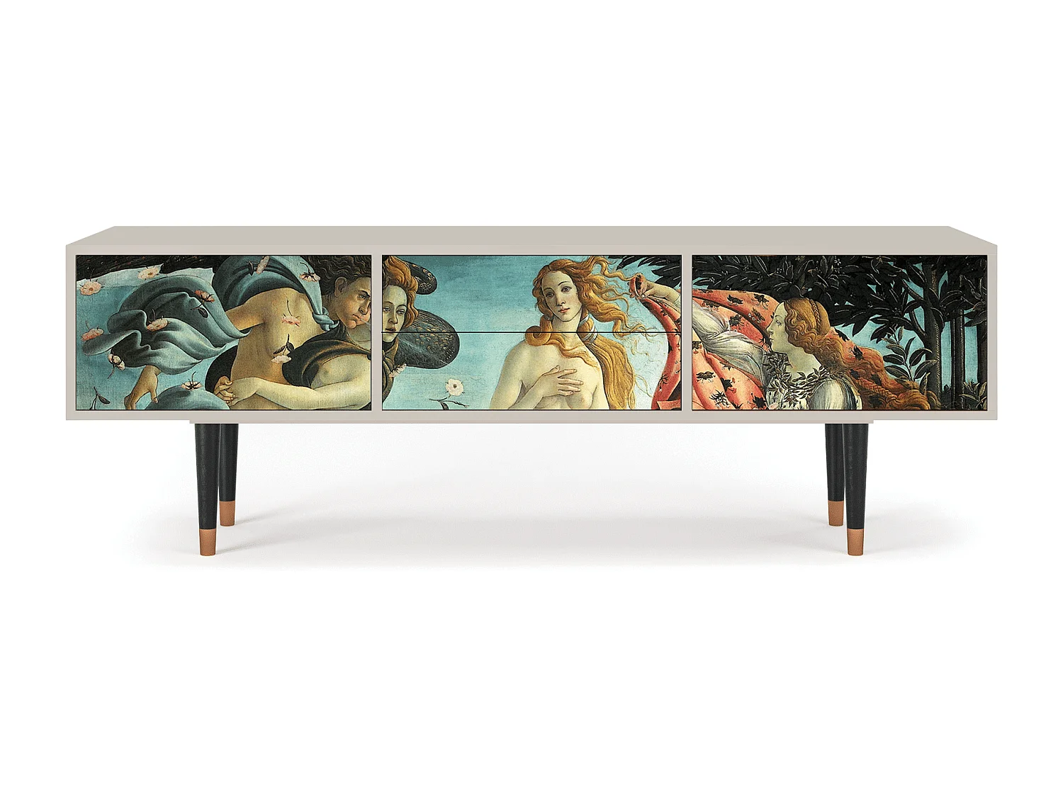 TV-Möbel - 170х59х48 cm - T4 - The Birth of Venus, Sand