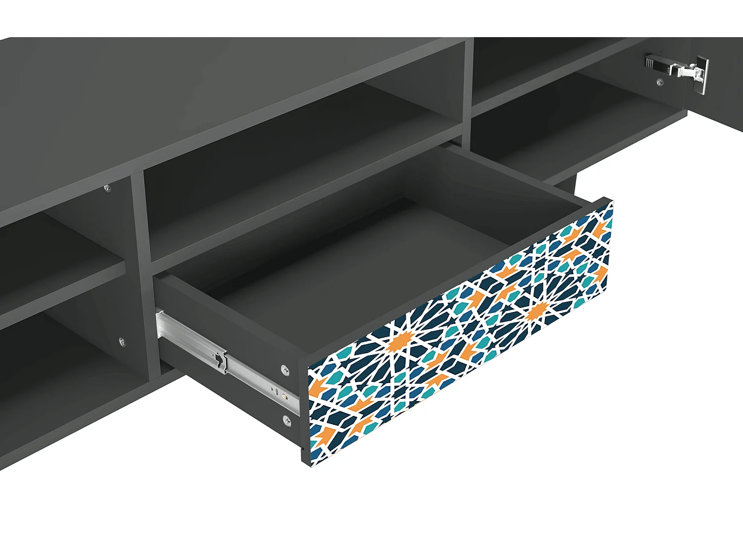 TV-Möbel - 170х59х41 cm - T6 - Kaleidoscope, Anthrazit