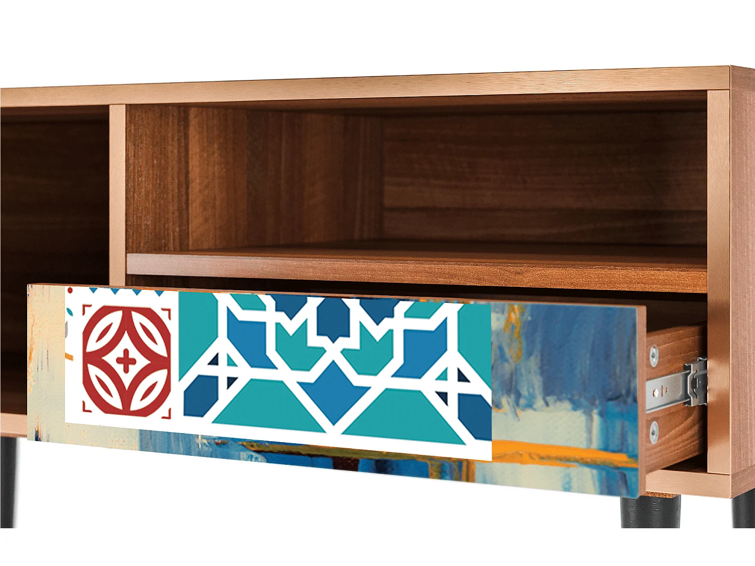 TV-Möbel - 115х59х48 cm - T3 - Moroccan Market, Walnuss