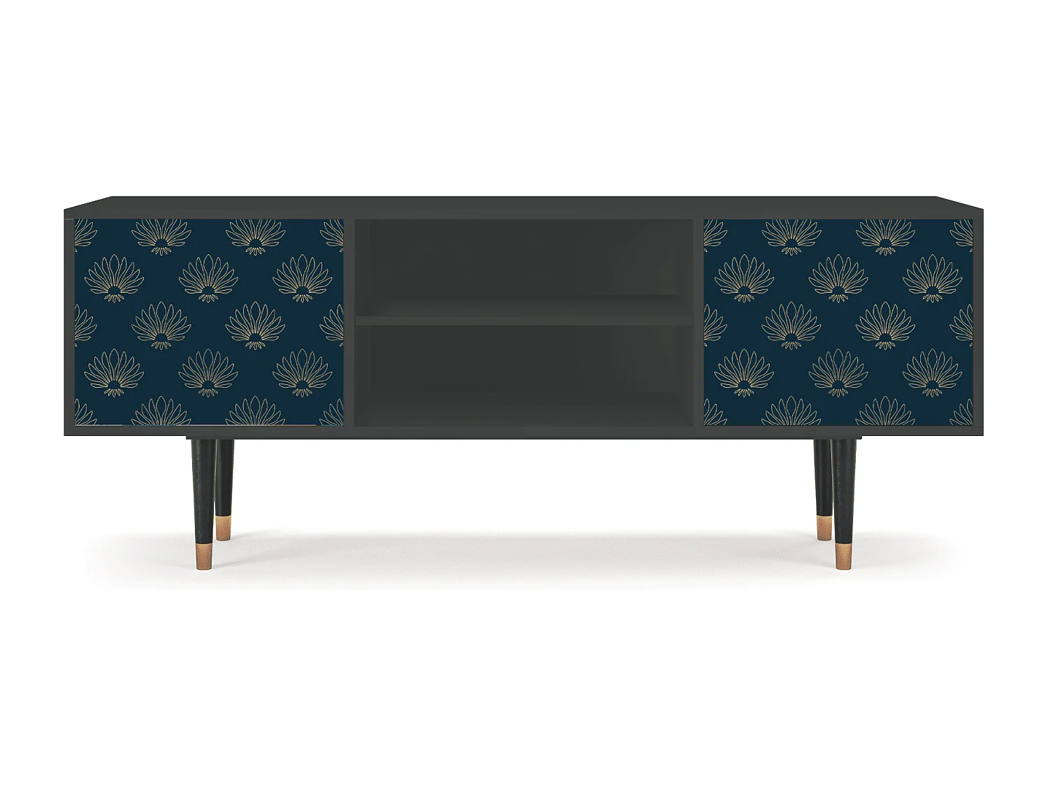 Meuble TV - 170х69х48 cm - T2 - Blue Lotus, Anthracite