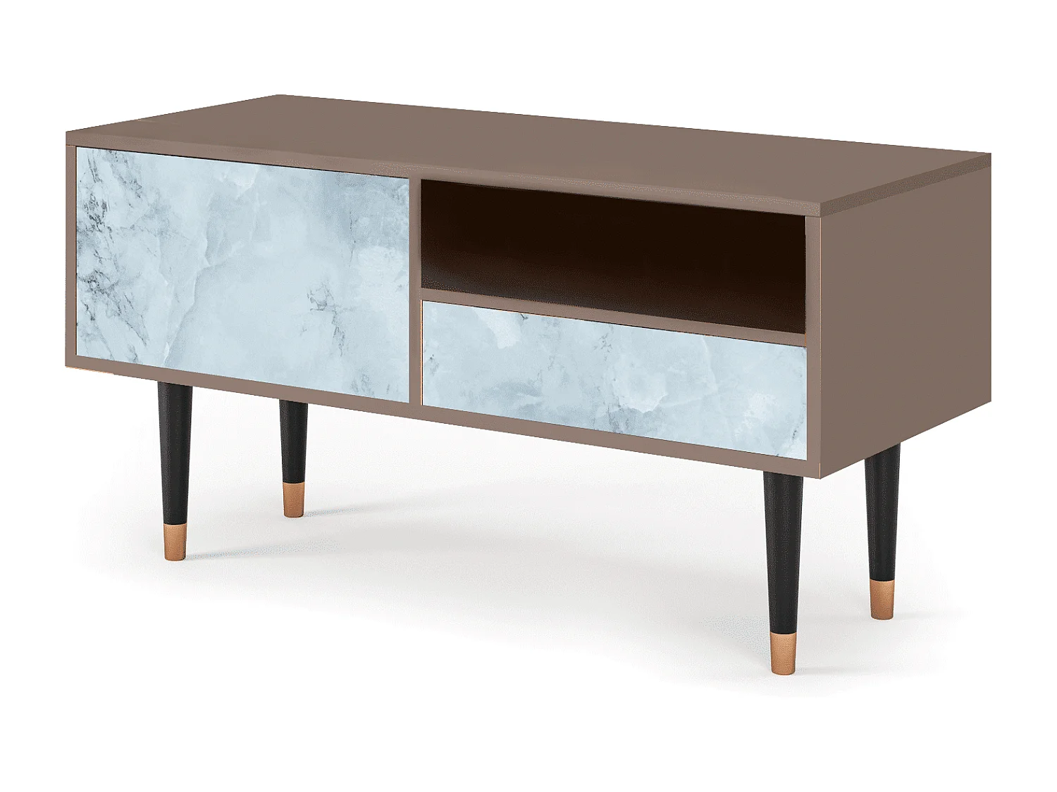 TV-Möbel - 115х59х48 cm - T3 - Glacial Colour, Latte