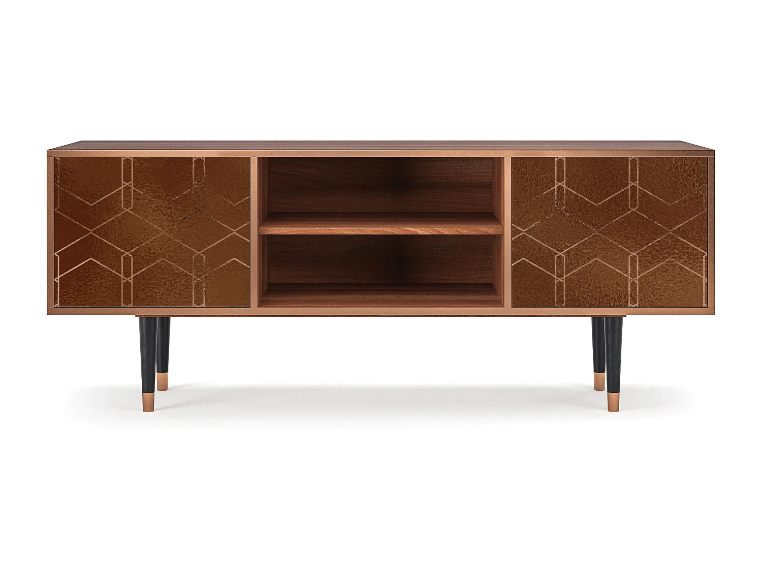 TV-meubel - 170х69х48 cm - T2 - Chocolate Bar, Walnoot