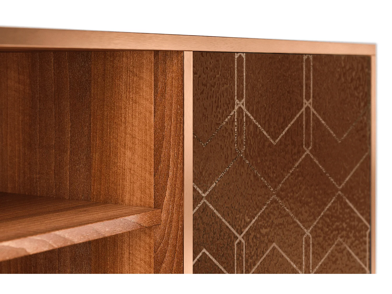 TV-meubel - 170х69х48 cm - T2 - Chocolate Bar, Walnoot