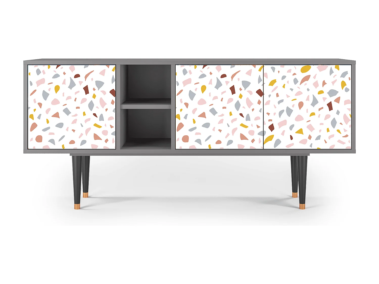 TV-Möbel - 150х69х41 cm - T5 - Marmelade Cheese, Grau