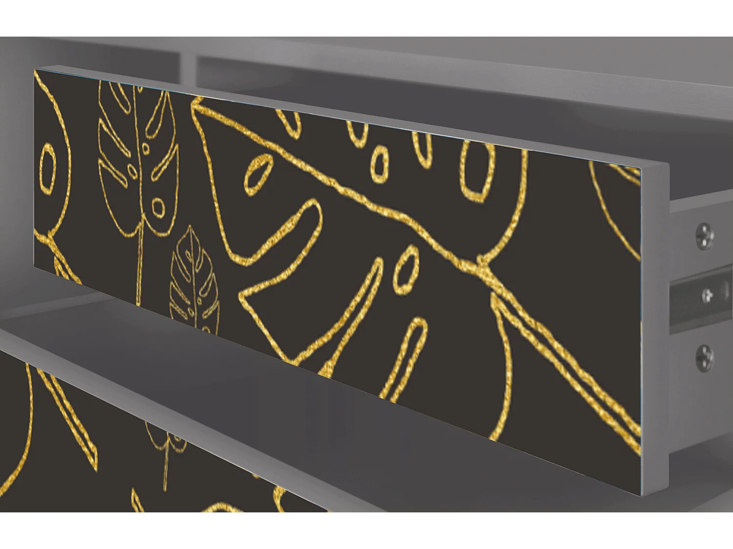 TV-Möbel - 170х59х48 cm - T4 - Fall Of The Leaves, Grau