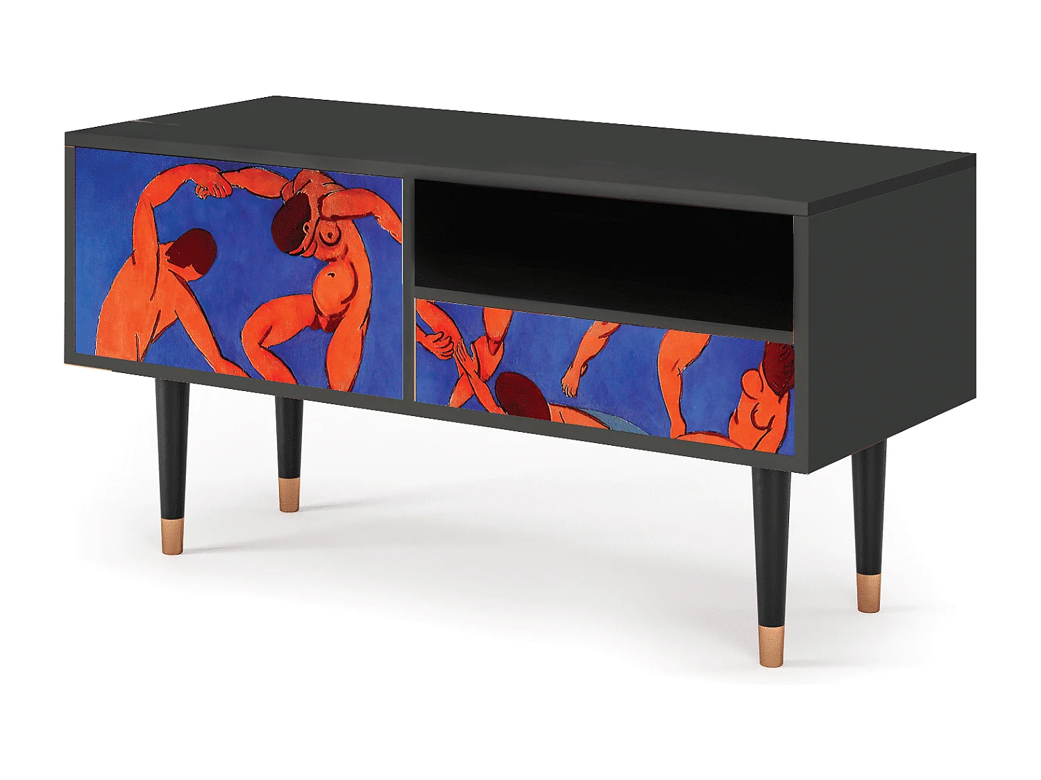 Meuble TV - 115х59х48 cm - T3 - The Dance by Matisse , Anthracite