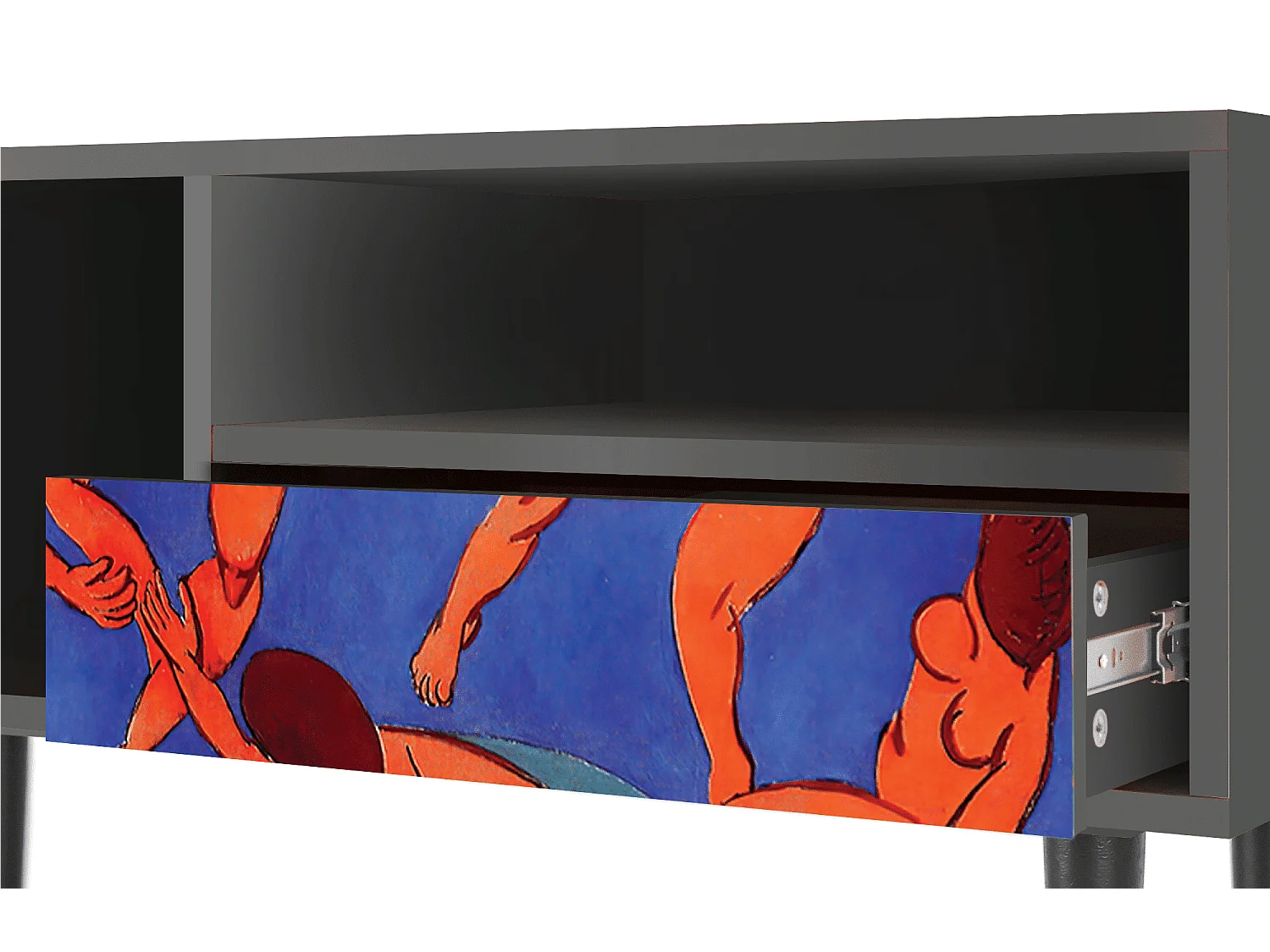 Meuble TV - 115х59х48 cm - T3 - The Dance by Matisse , Anthracite