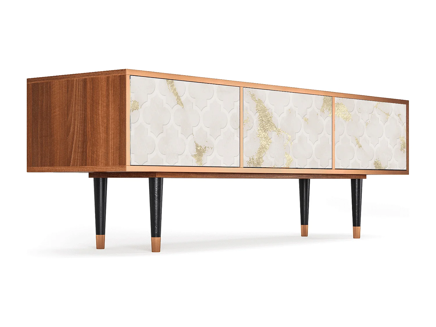 Mueble de TV - 170х59х48 cm - T4 - Sahara desert, Nogueira