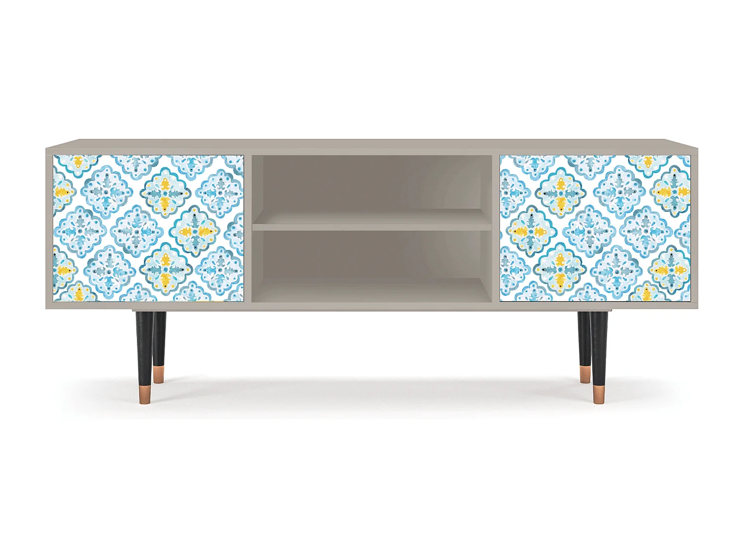 Mobile TV - 170х69х48 cm - T2 - Portugese tiles, Sabbia