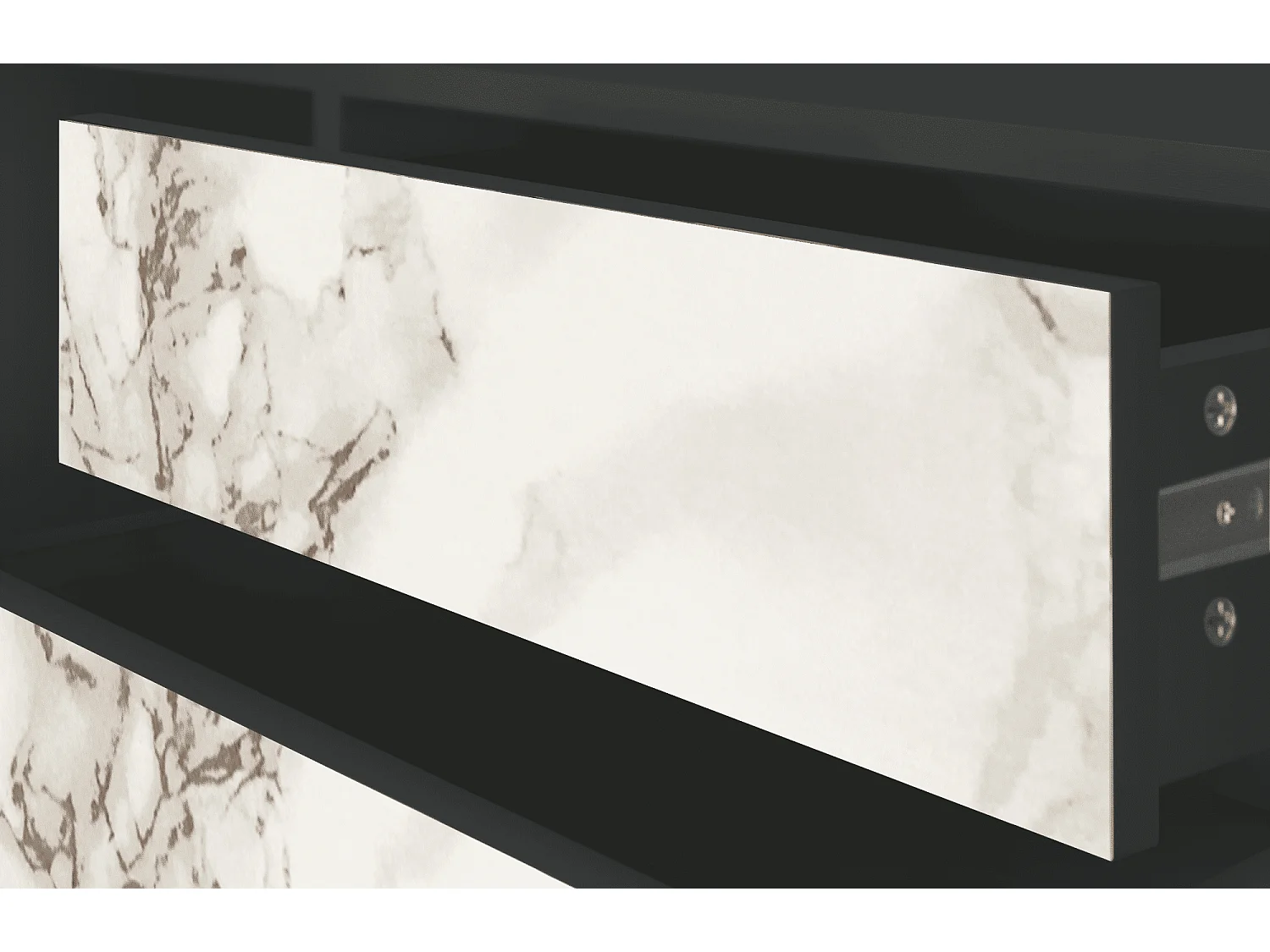 Meuble TV - 170х59х48 cm - T4 - Milk Marble, Anthracite