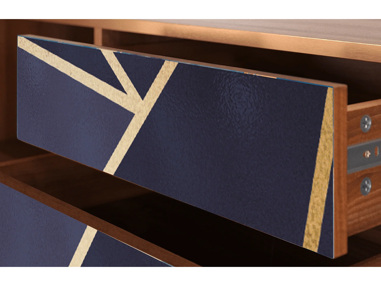 TV-meubel - 170х59х48 cm - T4 - The Amethyst, Walnoot