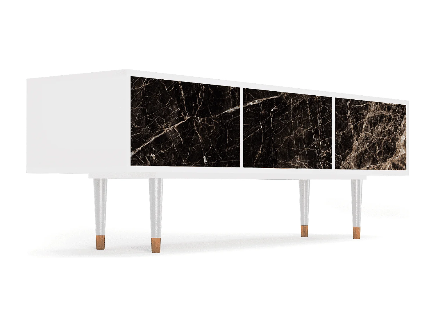 TV-meubel - 170х59х48 cm - T4 - Night Abyss, Wit