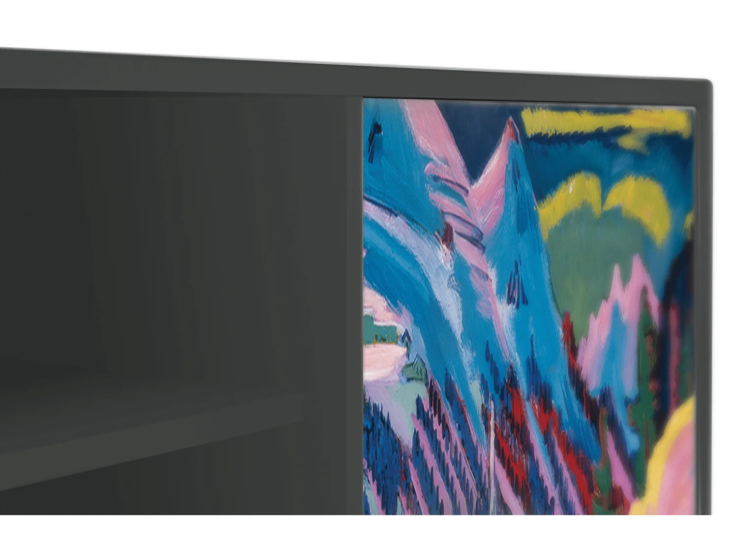 Meuble TV - 170х69х48 cm - T2 - Davos Winter, Anthracite