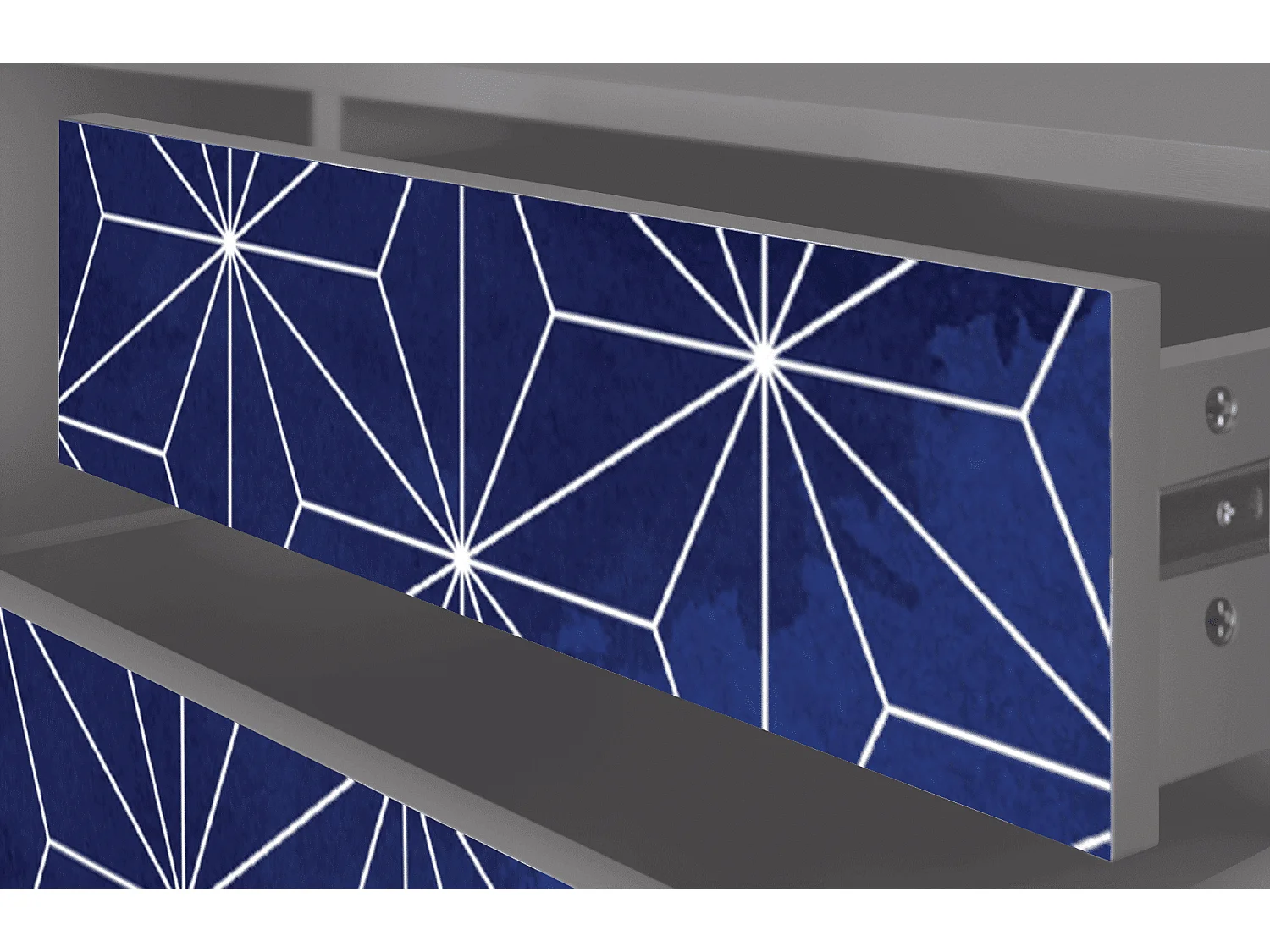 Meuble TV - 170х59х48 cm - T4 - Milky Way, Gris