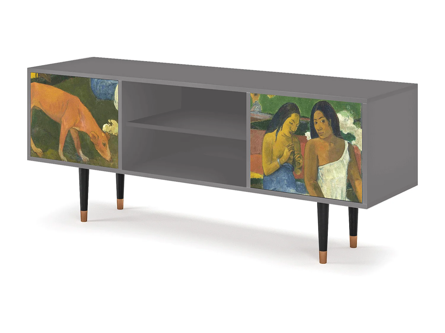 Meuble TV - 170х69х48 cm - T2 - Arearea , Gris