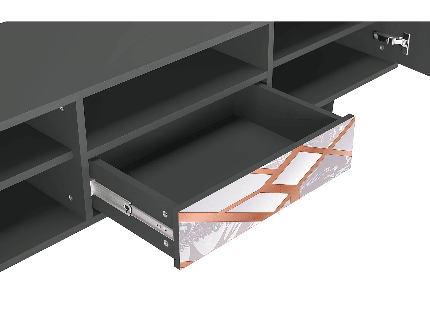 TV-Möbel - 170х59х41 cm - T6 - Pastel Fairytale, Anthrazit