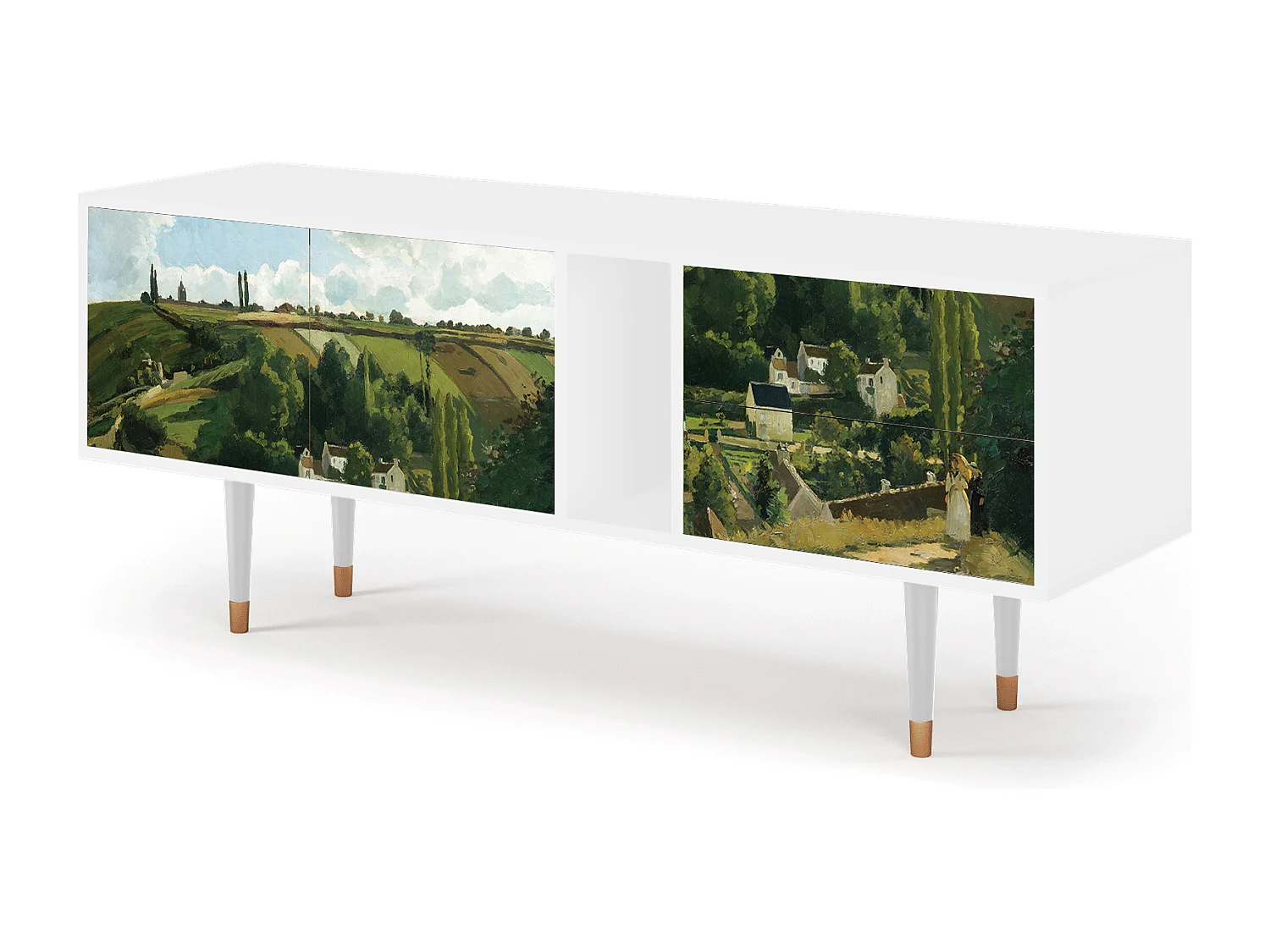 Meuble TV - 170х69х48 cm - T1 - Jalais Hill by Pissarro, Blanc