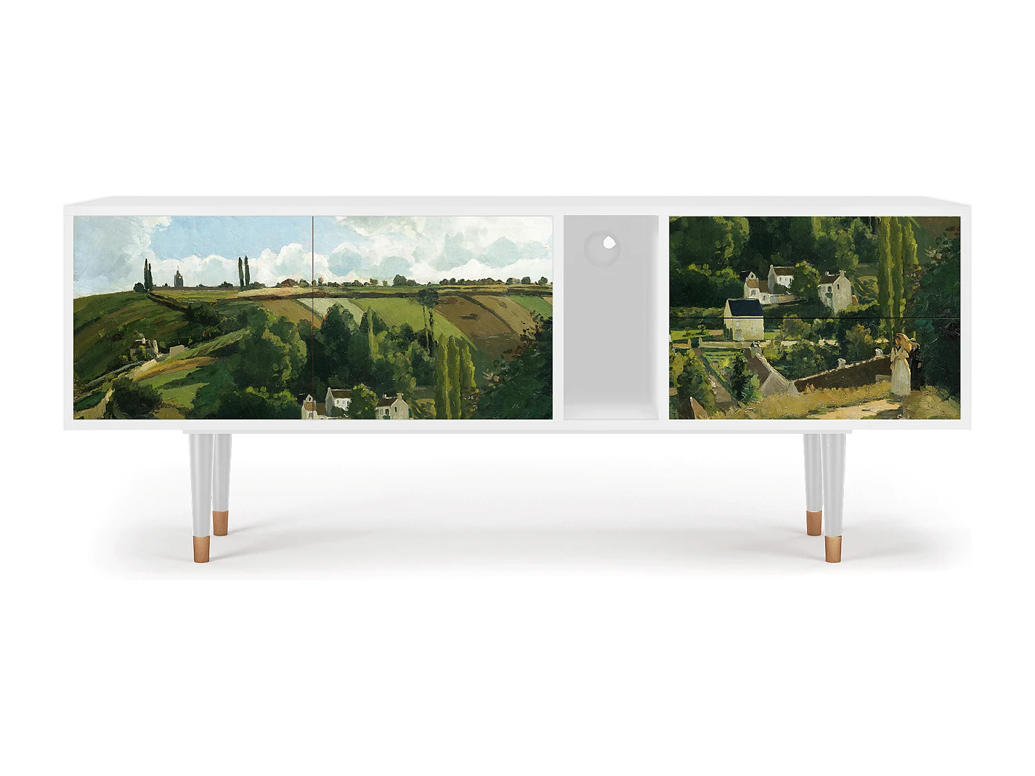 Meuble TV - 170х69х48 cm - T1 - Jalais Hill by Pissarro, Blanc