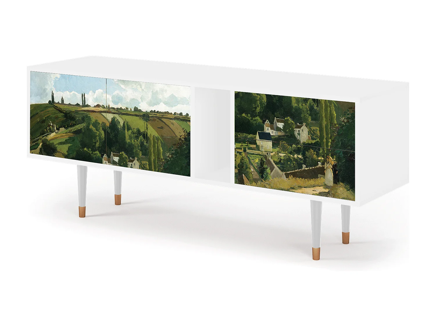 Meuble TV - 170х69х48 cm - T1 - Jalais Hill by Pissarro, Blanc