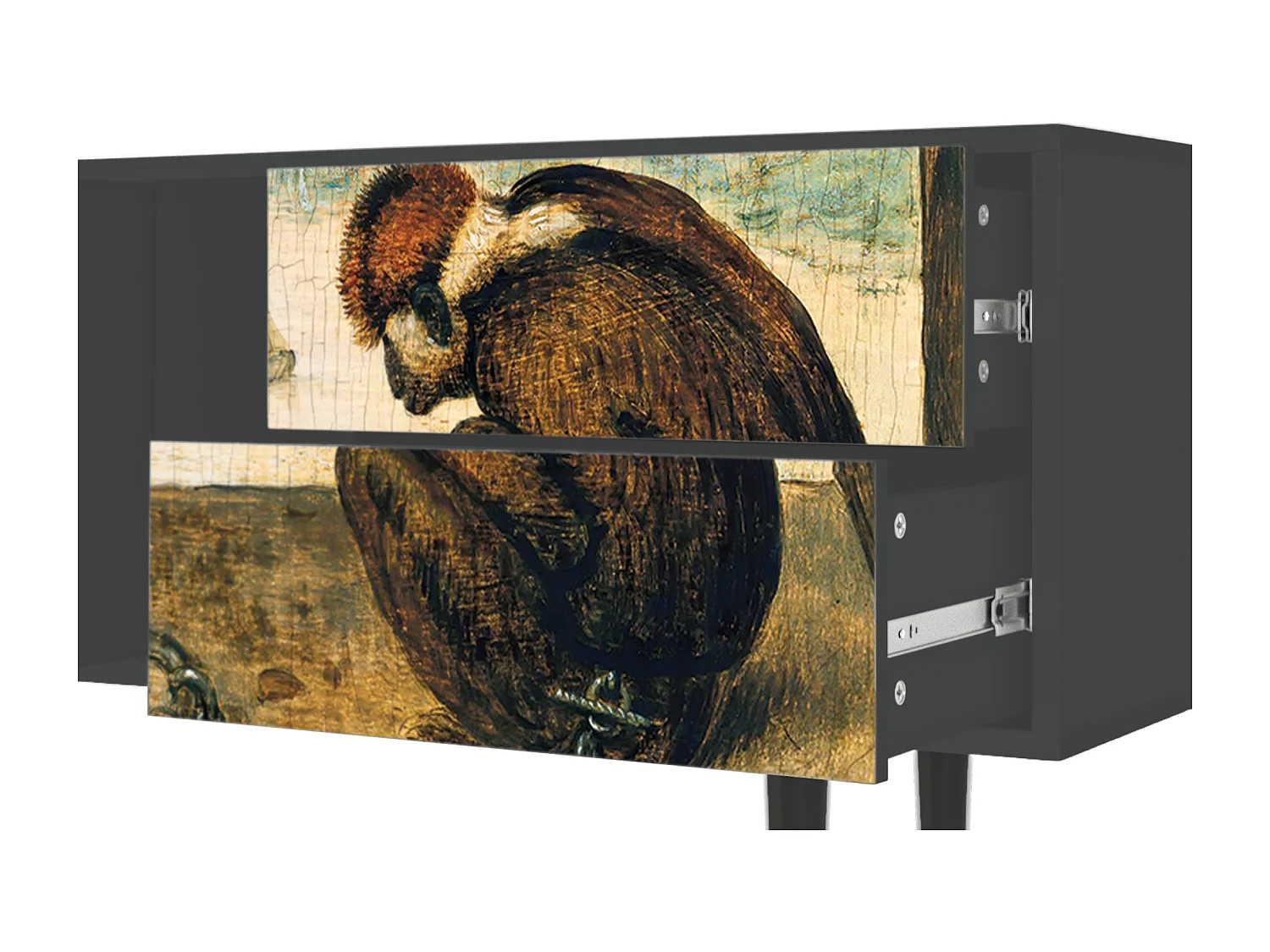 TV-Möbel - 170х69х48 cm - T1 - Two Monkeys, Anthrazit