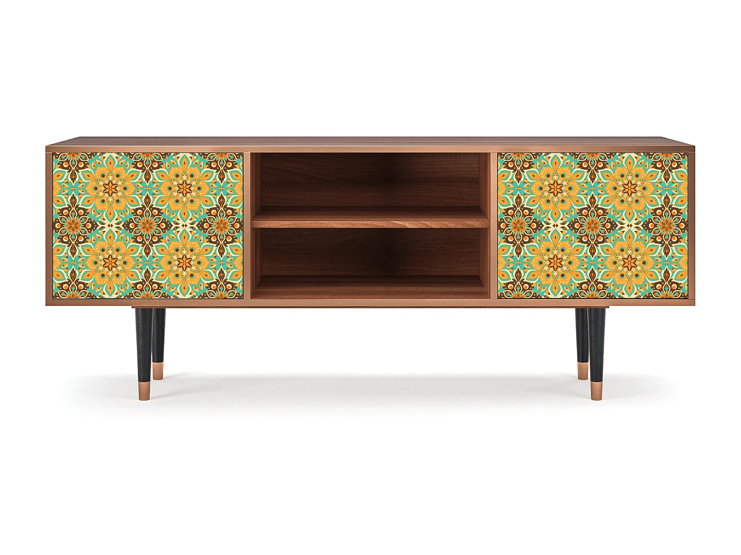 Mobile TV - 170х69х48 cm - T2 - Indian Spices, Noce