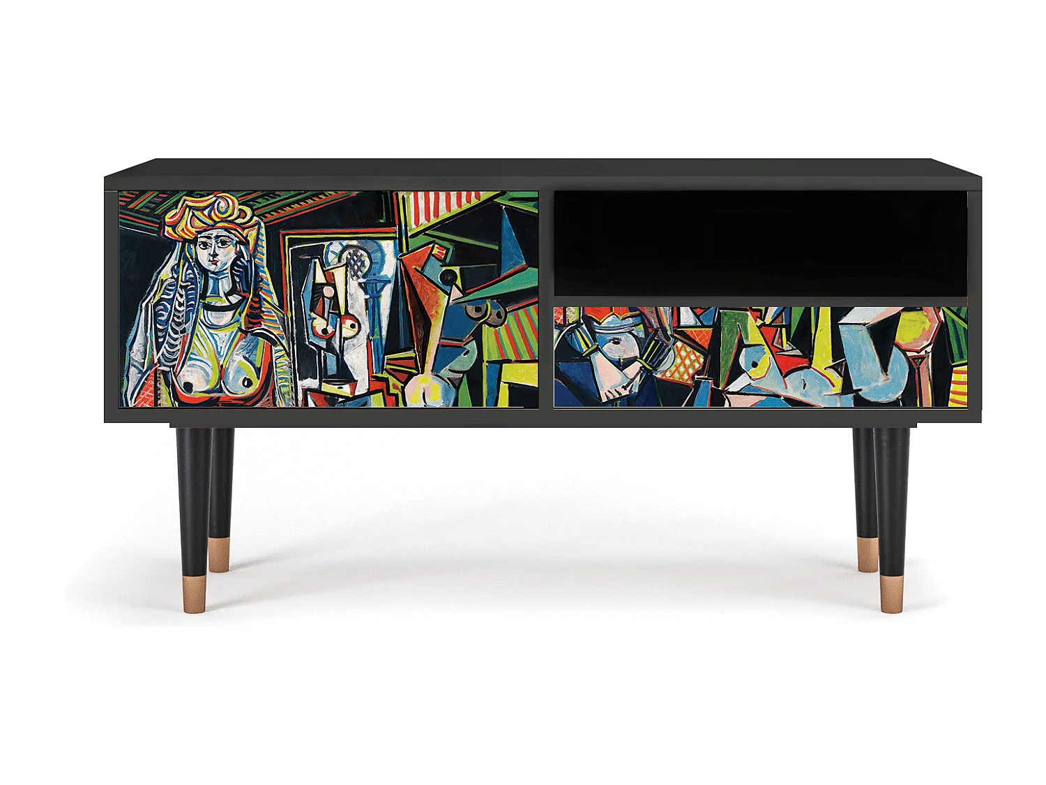 Mobile TV - 115х59х48 cm - T3 - Women of Algiers, Antracite