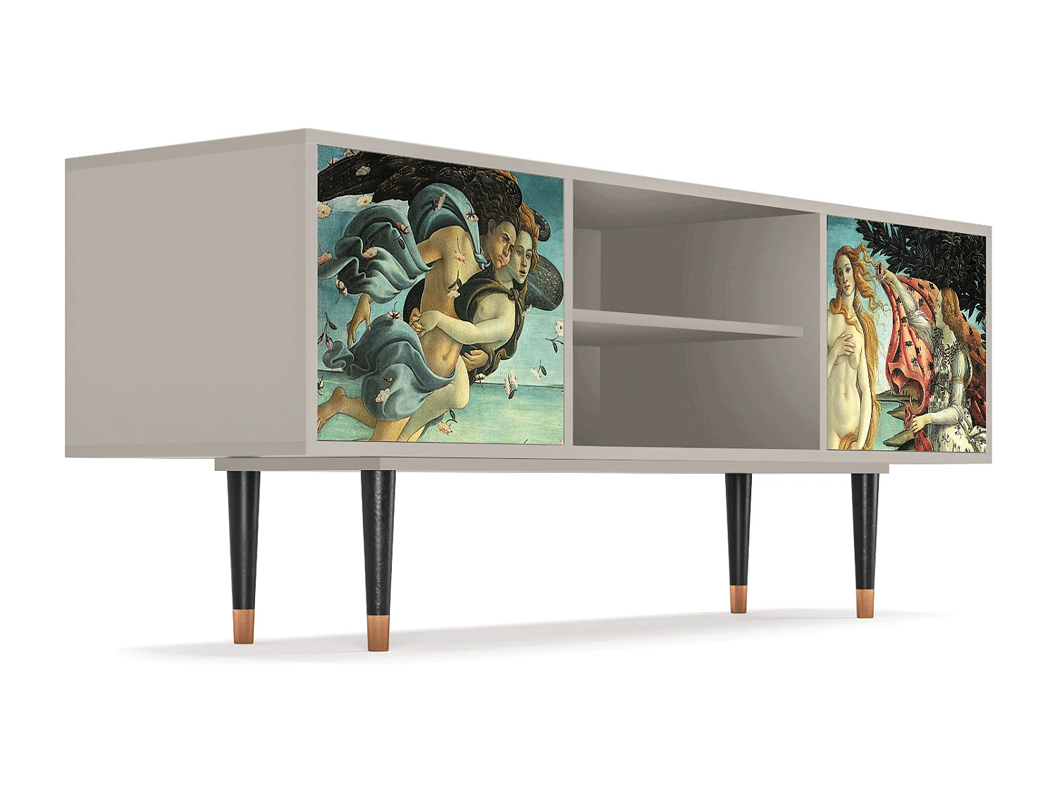 Meuble TV - 170х69х48 cm - T2 - The Birth of Venus, Sable