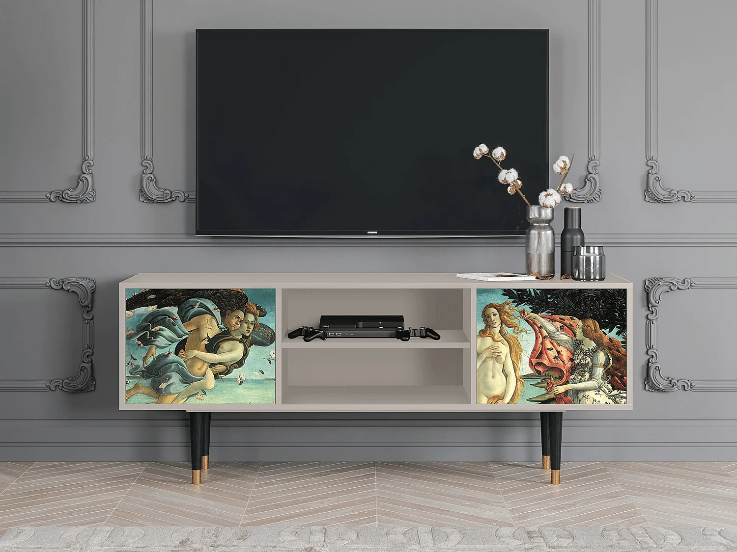 TV-Möbel - 170х69х48 cm - T2 - The Birth of Venus, Sand