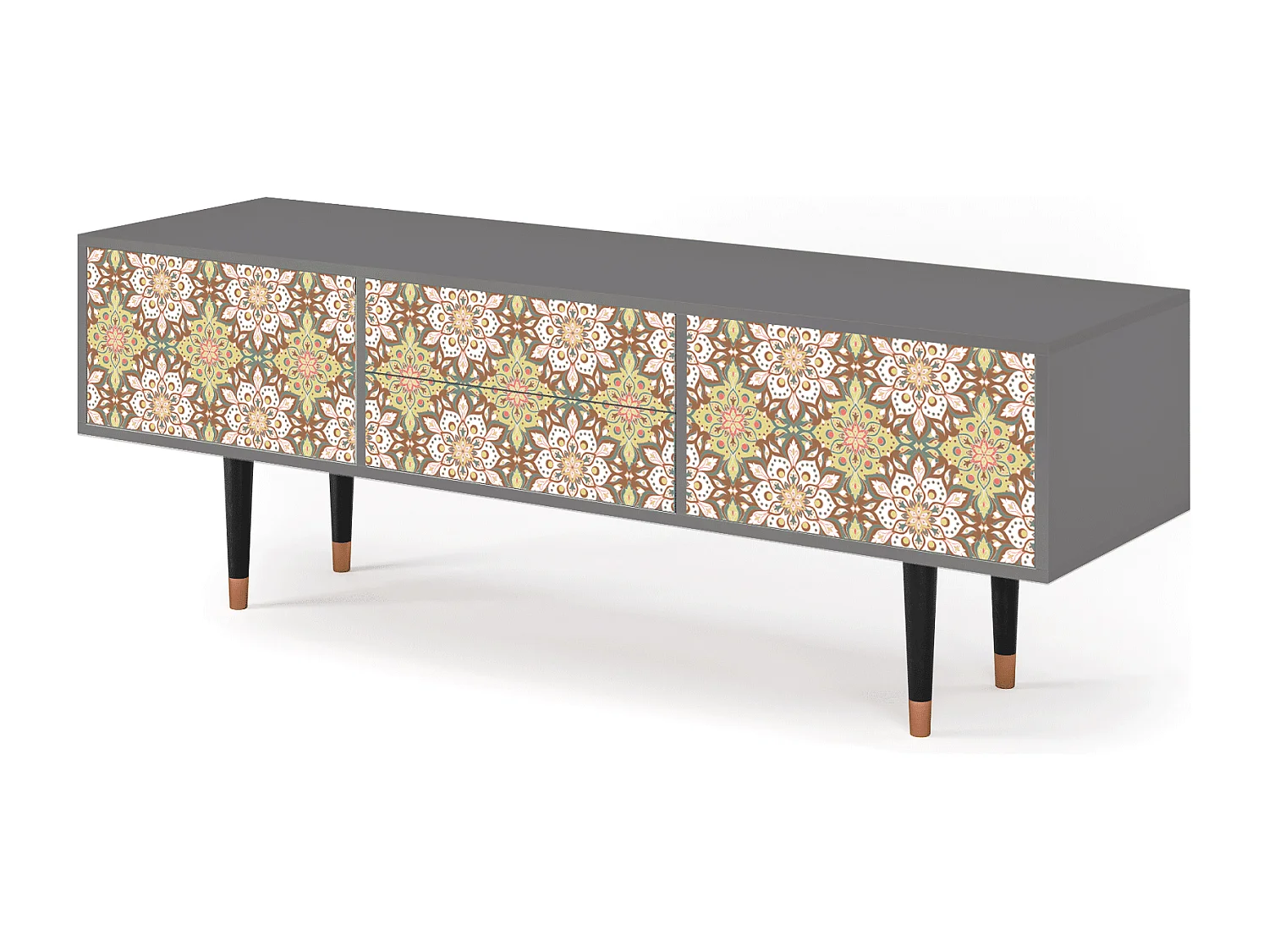 Meuble TV - 170х59х48 cm - T4 - Chinese Tea, Gris