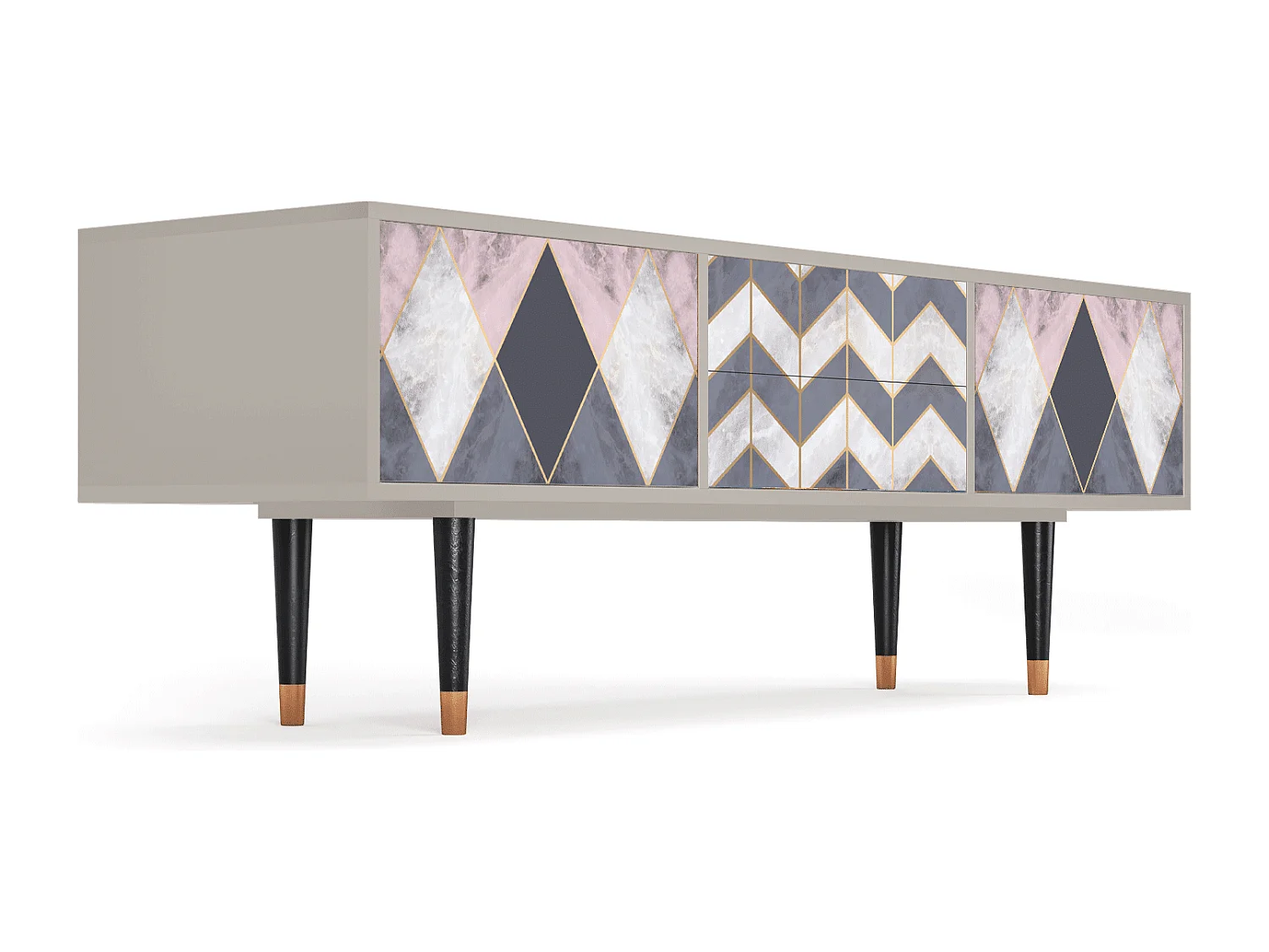 Meuble TV - 170х59х48 cm - T4 - Ideal Harmony, Sable