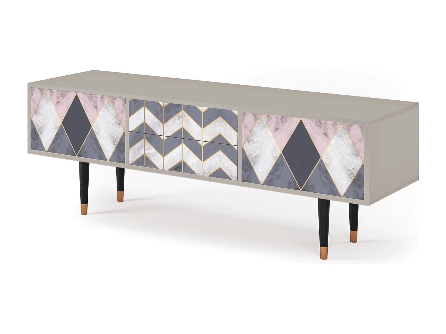 Meuble TV - 170х59х48 cm - T4 - Ideal Harmony, Sable