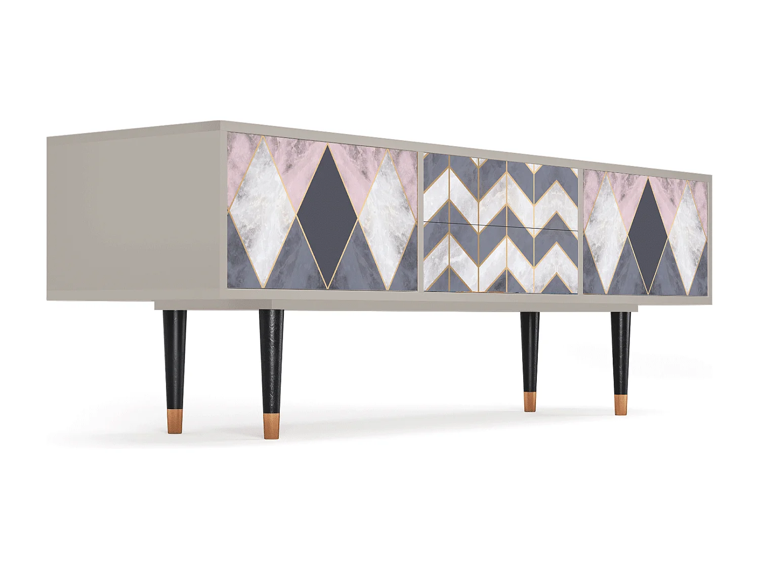 Meuble TV - 170х59х48 cm - T4 - Ideal Harmony, Sable