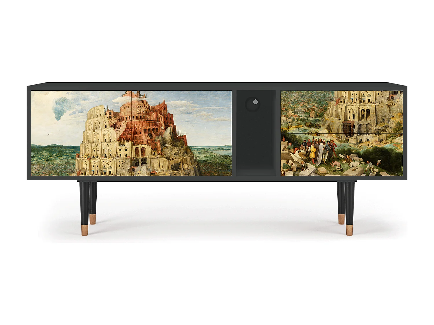 Meuble TV - 170х69х48 cm - T1 - Elder The Tower, Anthracite