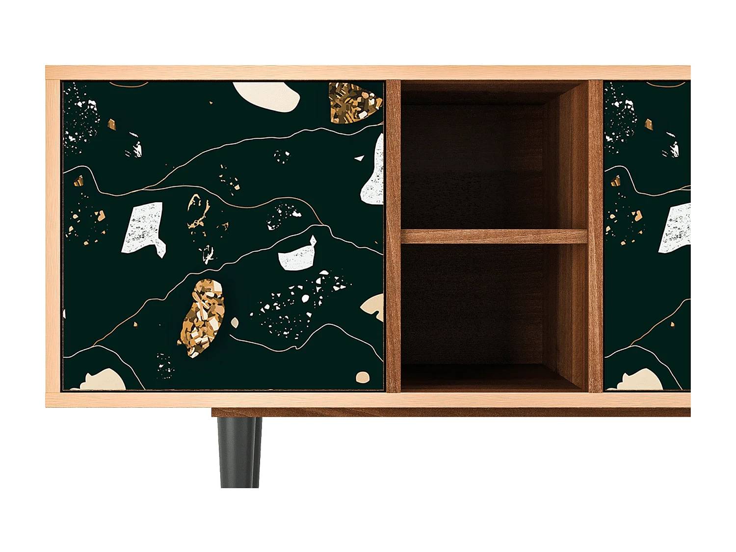 TV-meubel - 150х69х41 cm - T5 - Space Rocks, Walnoot