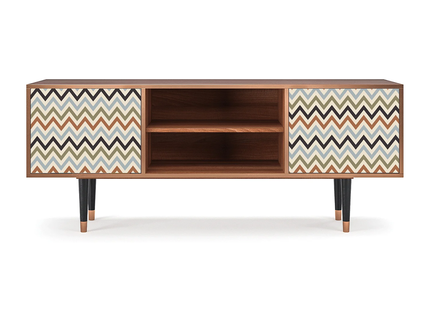 TV-meubel - 170х69х48 cm - T2 - Bright Ripple, Walnoot