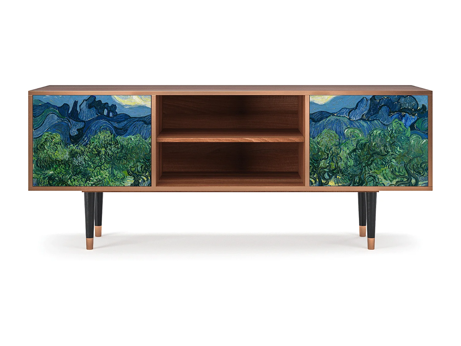 TV-meubel - 170х69х48 cm - T2 - The Oil Trees, Walnoot