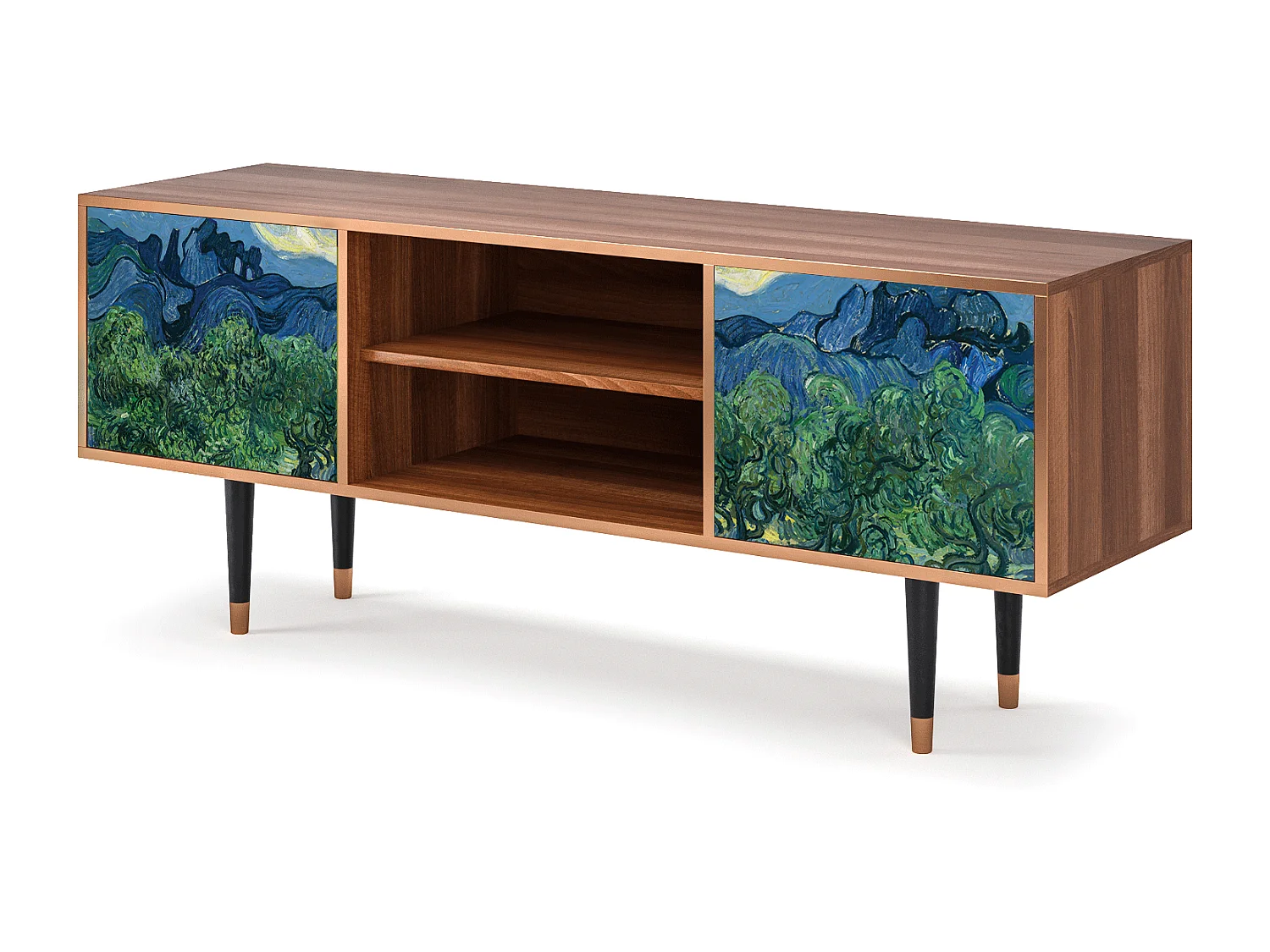 TV-meubel - 170х69х48 cm - T2 - The Oil Trees, Walnoot