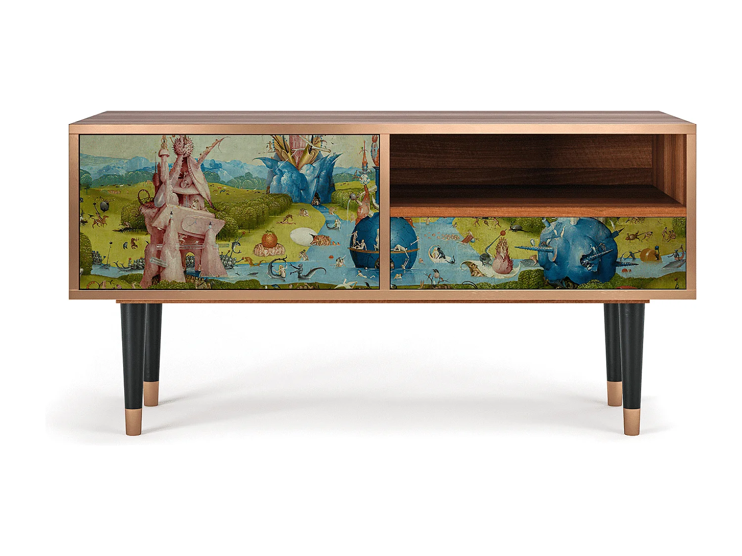 TV-meubel - 115х59х48 cm - T3 - The Garden 2 by Bosch, Walnoot