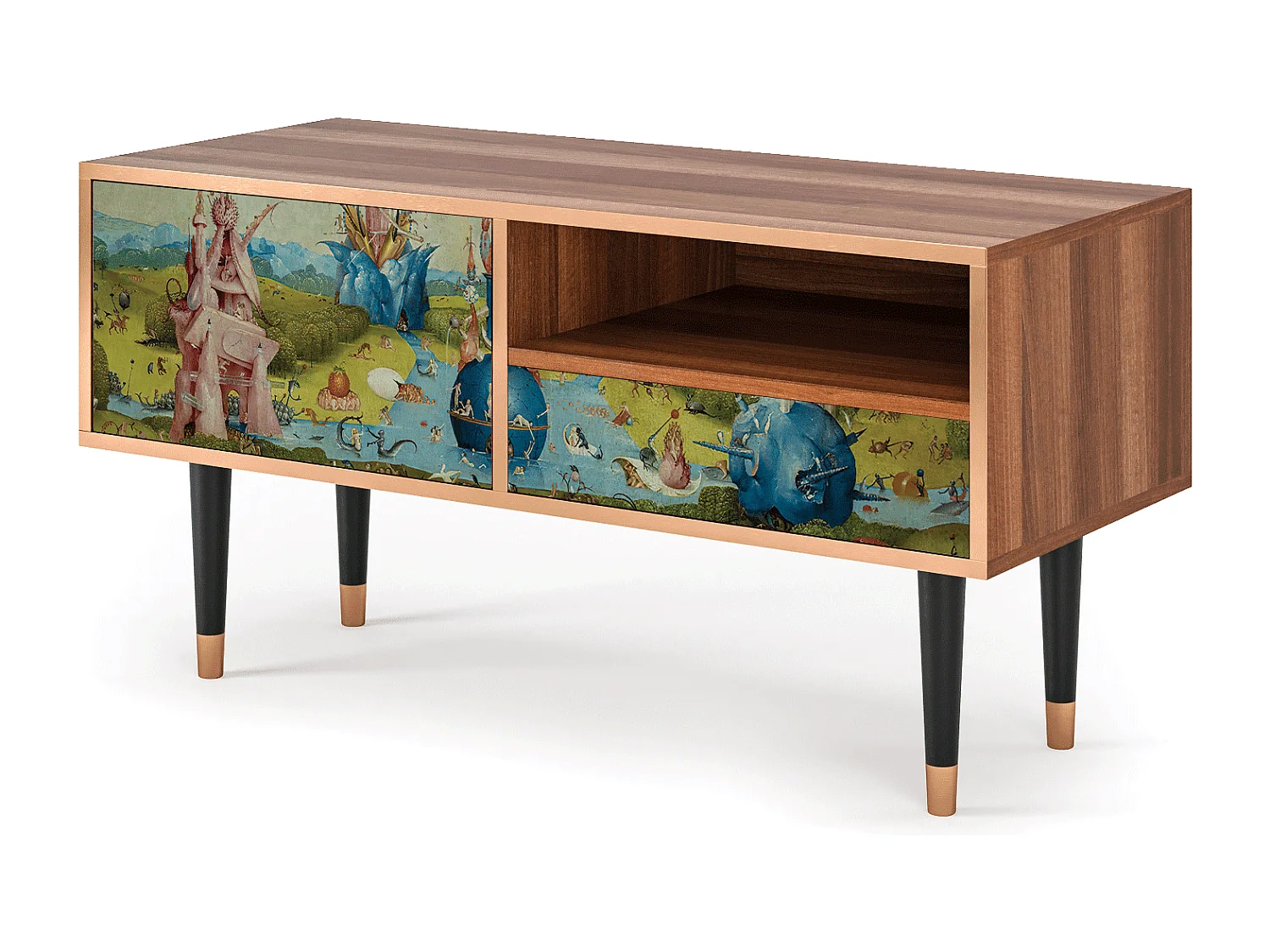 TV-meubel - 115х59х48 cm - T3 - The Garden 2 by Bosch, Walnoot