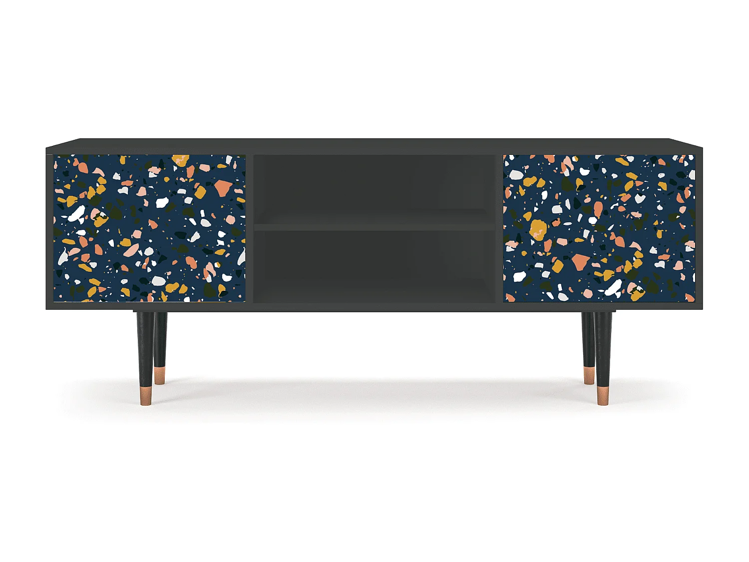 Meuble TV - 170х69х48 cm - T2 - Night Sky Langhterns, Anthracite