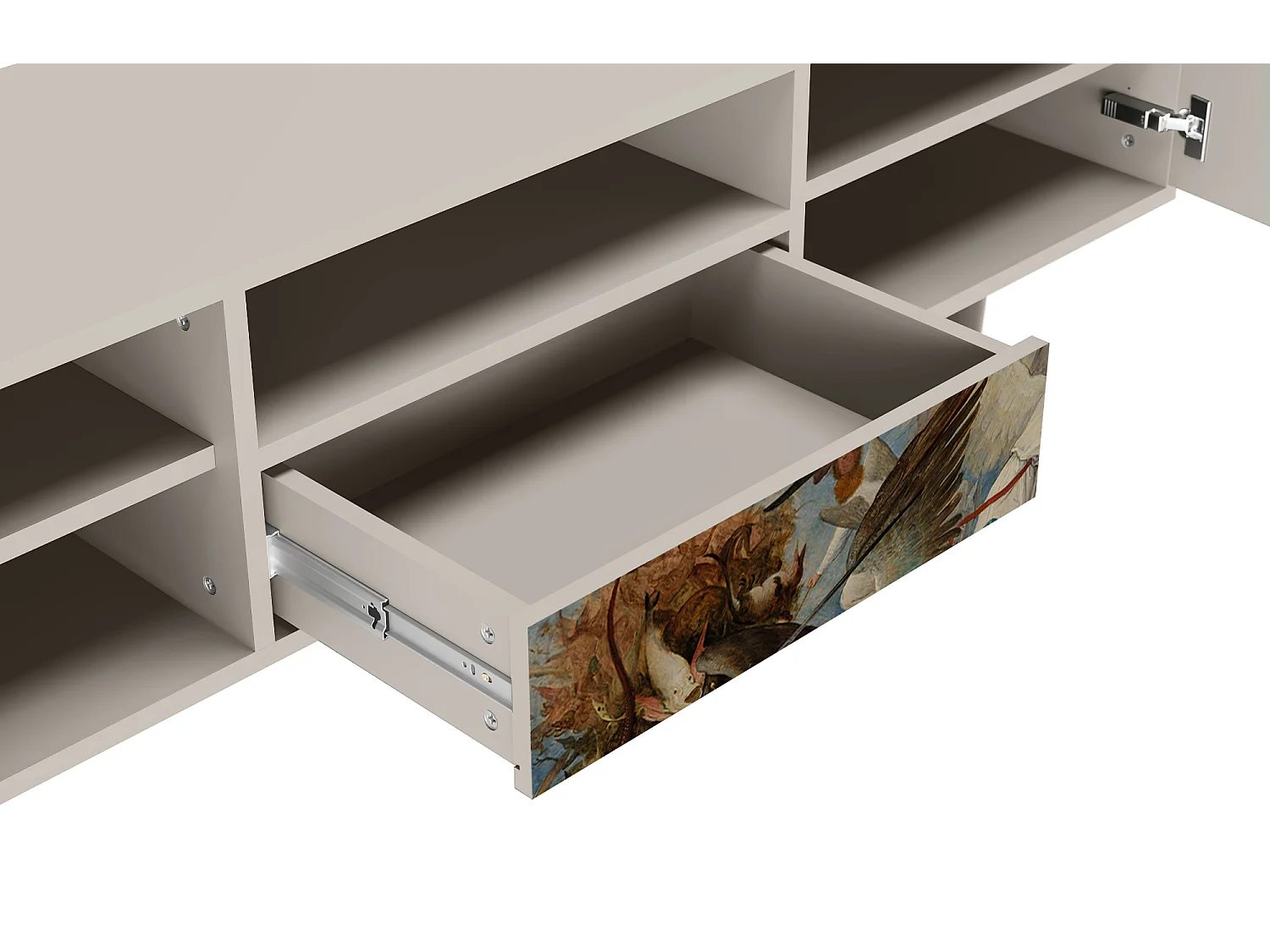 Meuble TV - 170х59х41 cm - T6 - The Fall, Sable