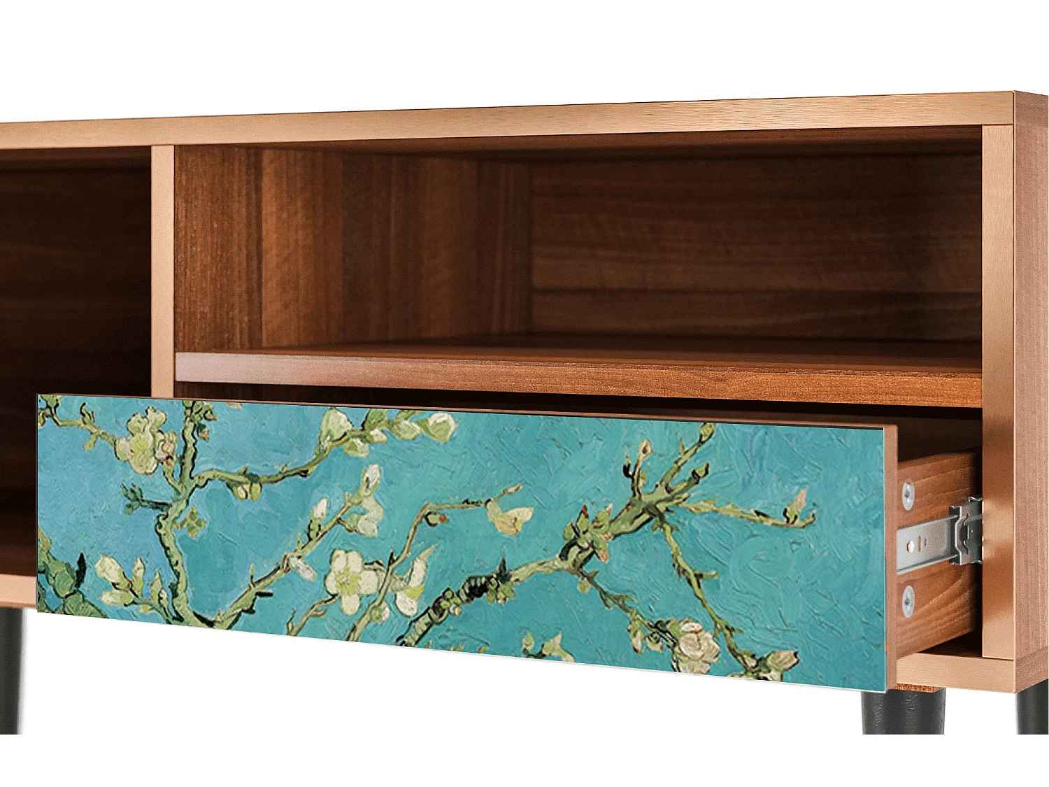 Mobile TV - 115х59х48 cm - T3 - Almond Blossom, Noce